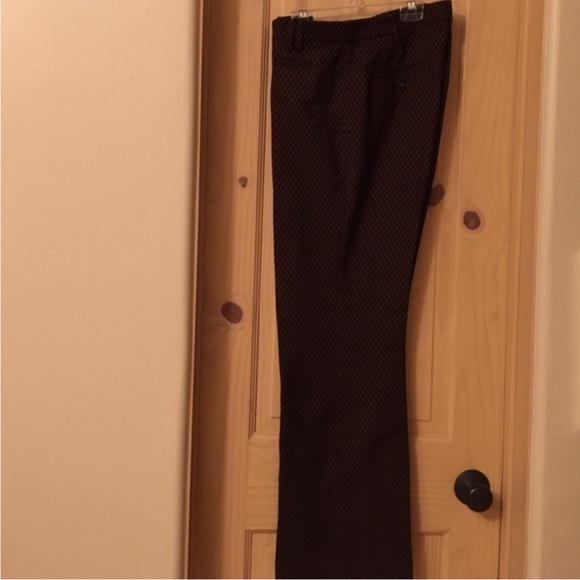 Beautiful Anthropologie black and dark rust pants - Picture 2 of 4